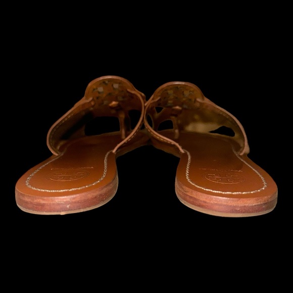 Tory Burch Gabriel Flat Thong Sandals in Royal Tan 8.5 - Picture 4 of 10